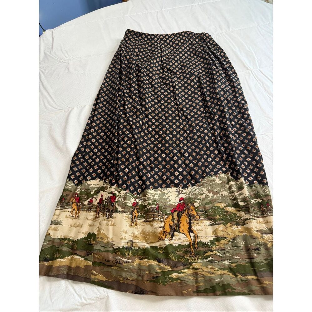 Susan Bristol Women’s Vintage Equestrian Skirt Size 10 - Picture 5 of 7